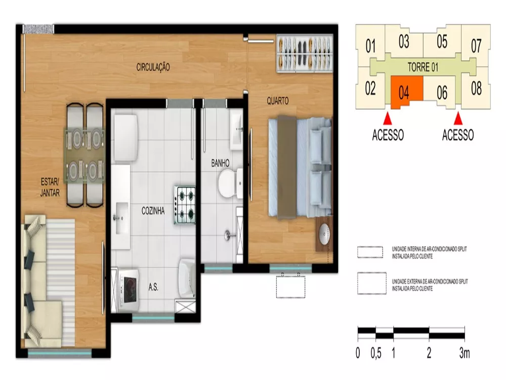 Apartamento à venda com 2 quartos, 43m² - Foto 13