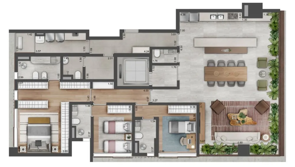 Apartamento, 3 quartos, 171 m² - Foto 7