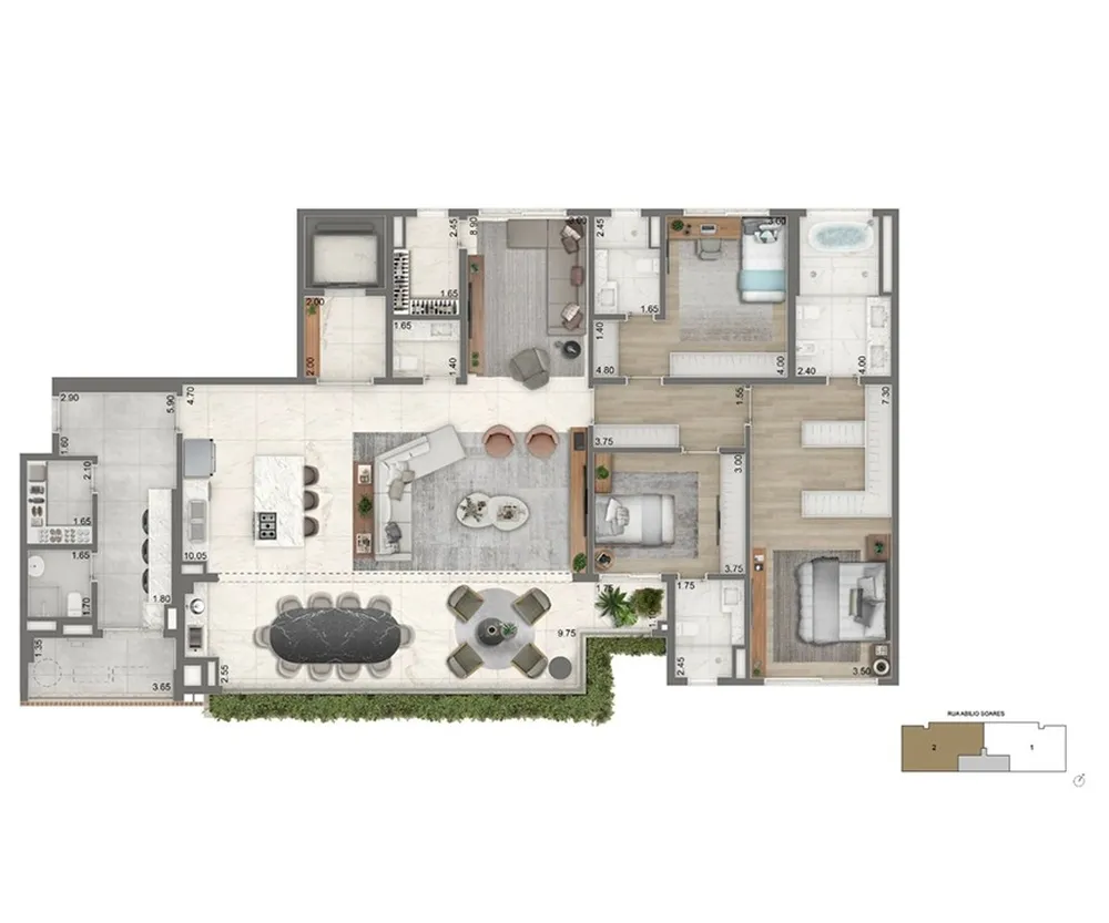 Apartamento, 4 quartos, 232 m² - Foto 10
