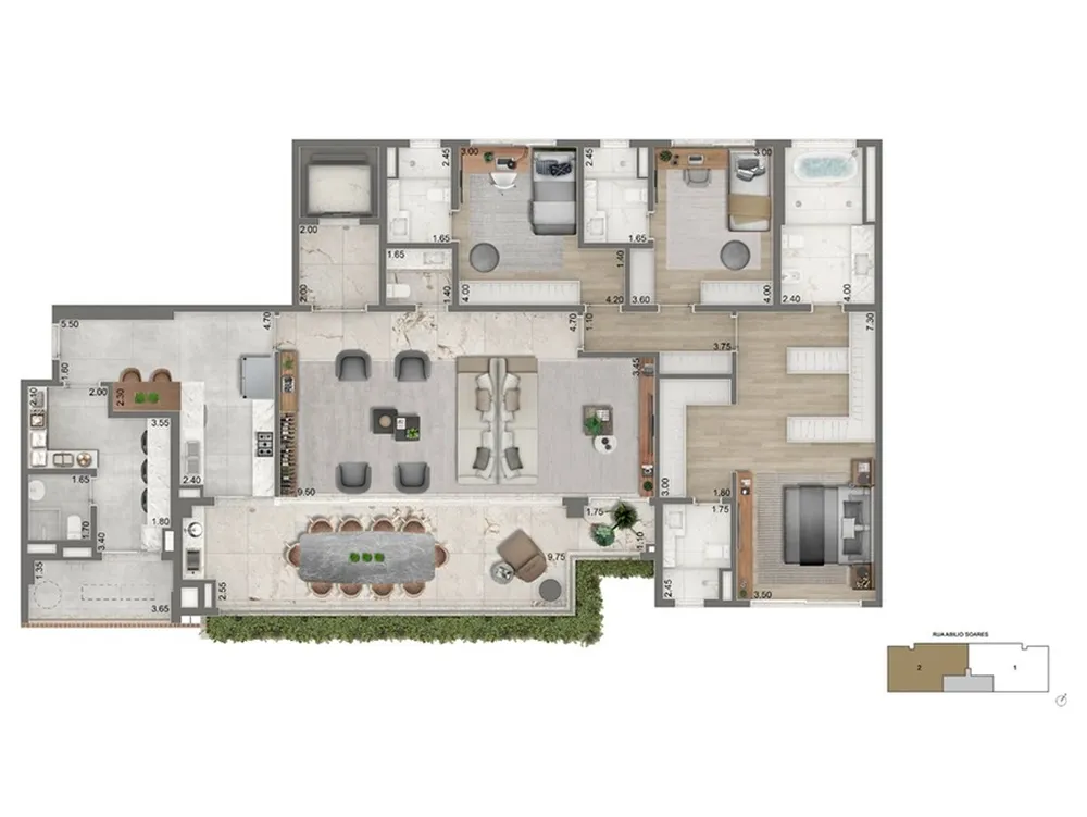 Apartamento, 4 quartos, 232 m² - Foto 6