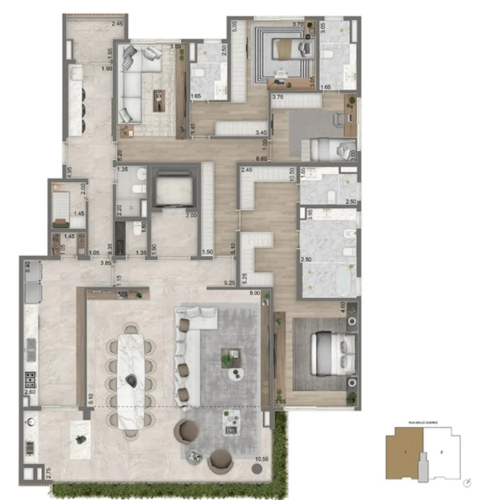 Apartamento, 4 quartos, 232 m² - Foto 11