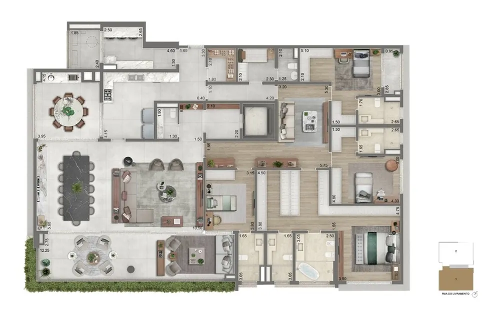 Apartamento, 4 quartos, 232 m² - Foto 8