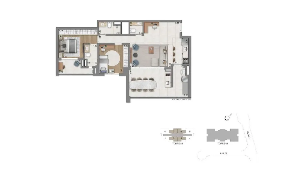 Apartamento, 2 quartos, 94 m² - Foto 9