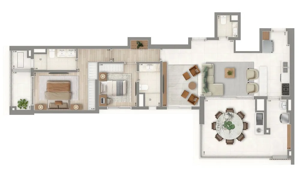 Apartamento, 3 quartos, 129 m² - Foto 11