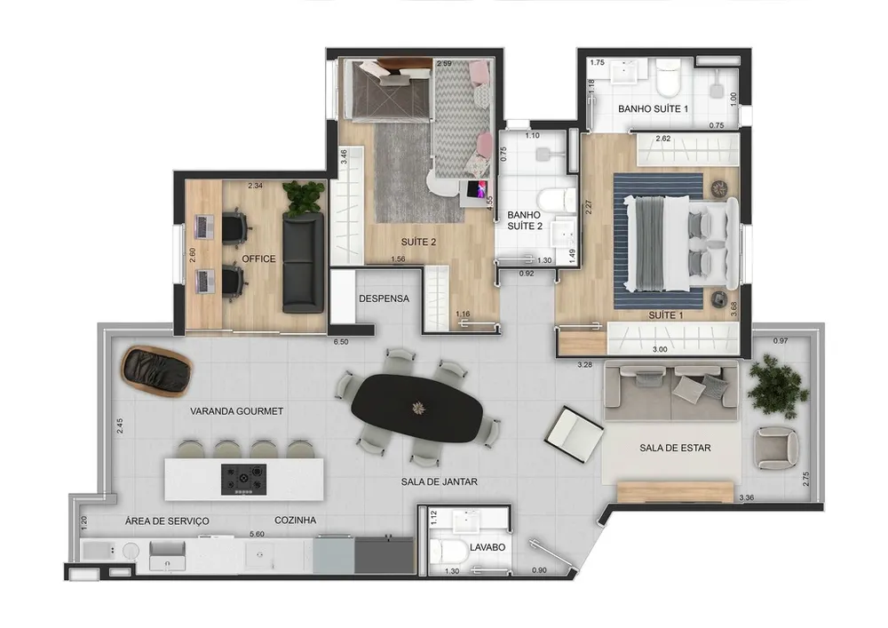 Apartamento, 3 quartos, 88 m² - Foto 7