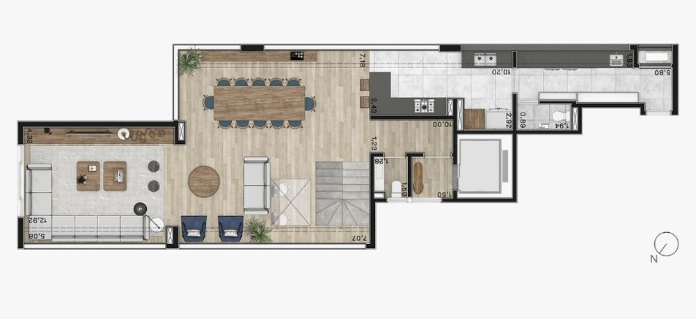 Cobertura, 3 quartos, 378 m² - Foto 3