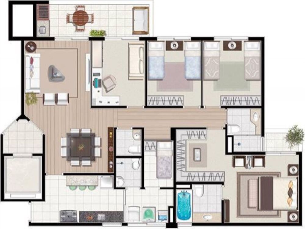 Apartamento, 4 quartos, 116 m² - Foto 6