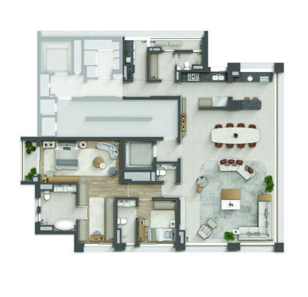 Cobertura, 4 quartos, 276 m² - Foto 3