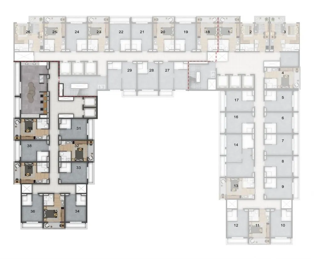 Apartamento, 1 quarto, 30 m² - Foto 12