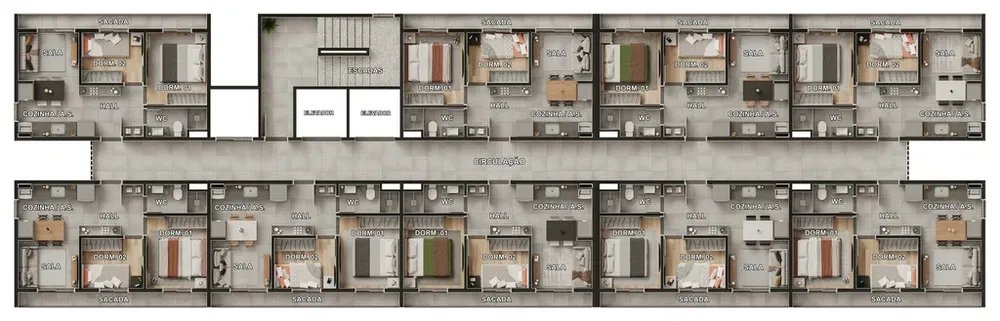 Apartamento, 2 quartos, 63 m² - Foto 12