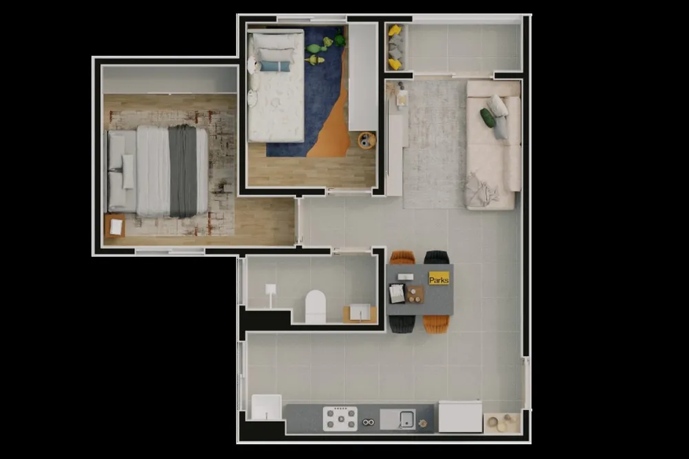 Apartamento, 2 quartos, 46 m² - Foto 12