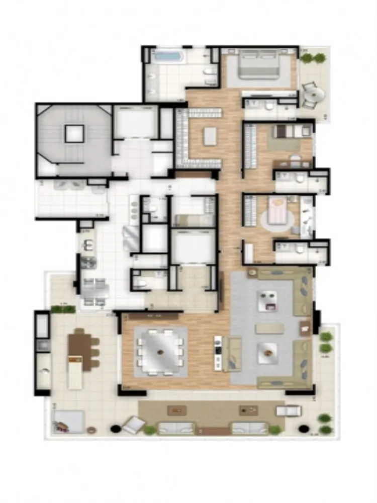 Apartamento, 4 quartos, 283 m² - Foto 8
