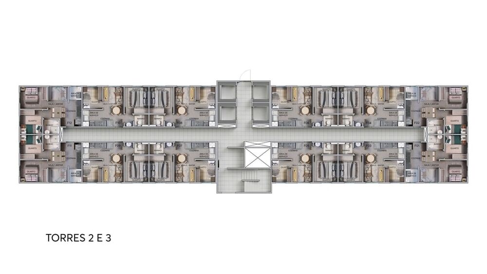 Apartamento, 2 quartos, 33 m² - Foto 12