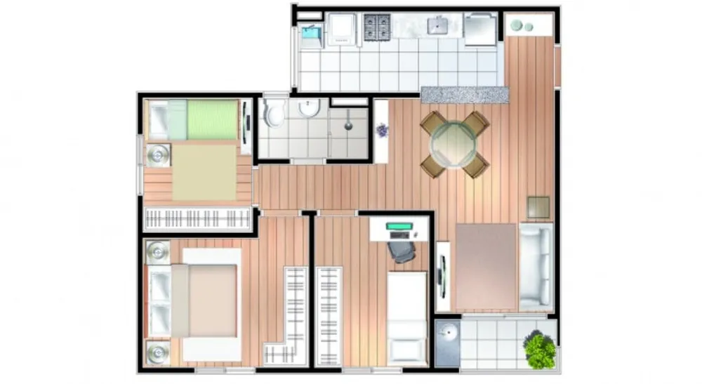 Apartamento, 3 quartos, 58 m² - Foto 10