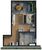 Apartamento, 1 quarto, 22 m² - Foto 1