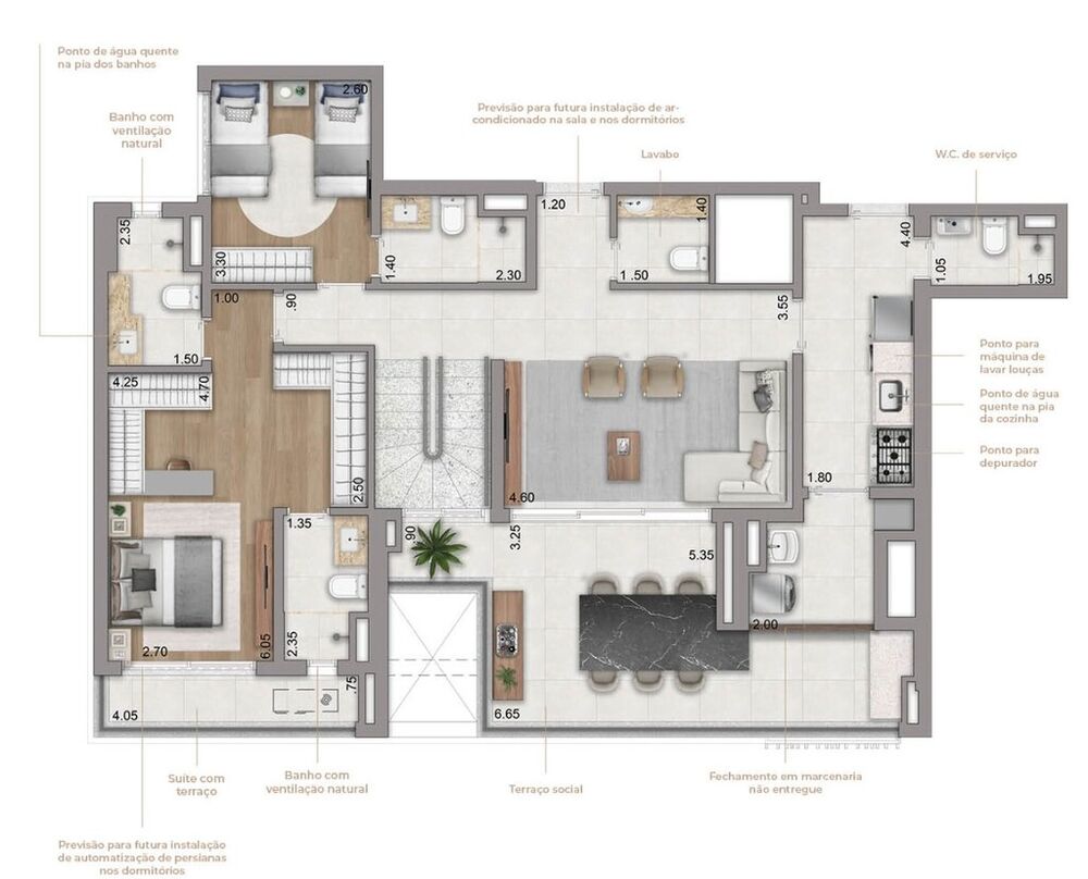 Apartamento, 3 quartos, 126 m² - Foto 9