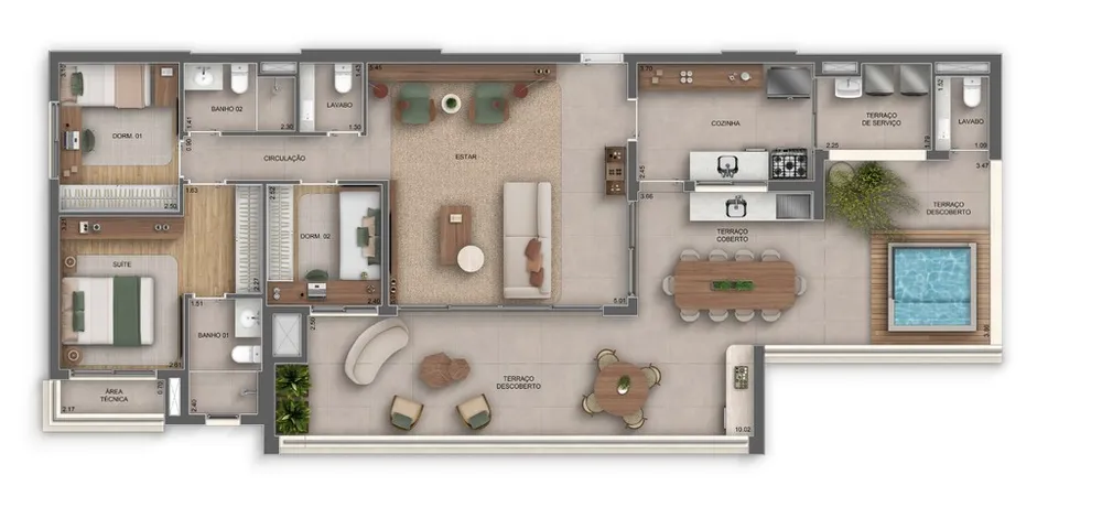 Apartamento, 2 quartos, 75 m² - Foto 7