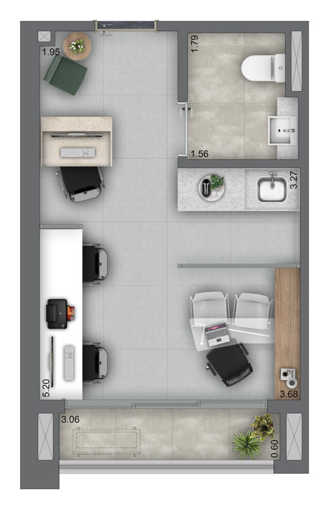 Sala-Conjunto, 33 m² - Foto 6