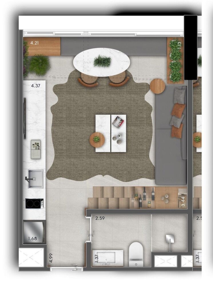 Loft, 48 m² - Foto 1