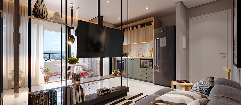 Apartamento, 2 quartos, 57 m² - Foto 1