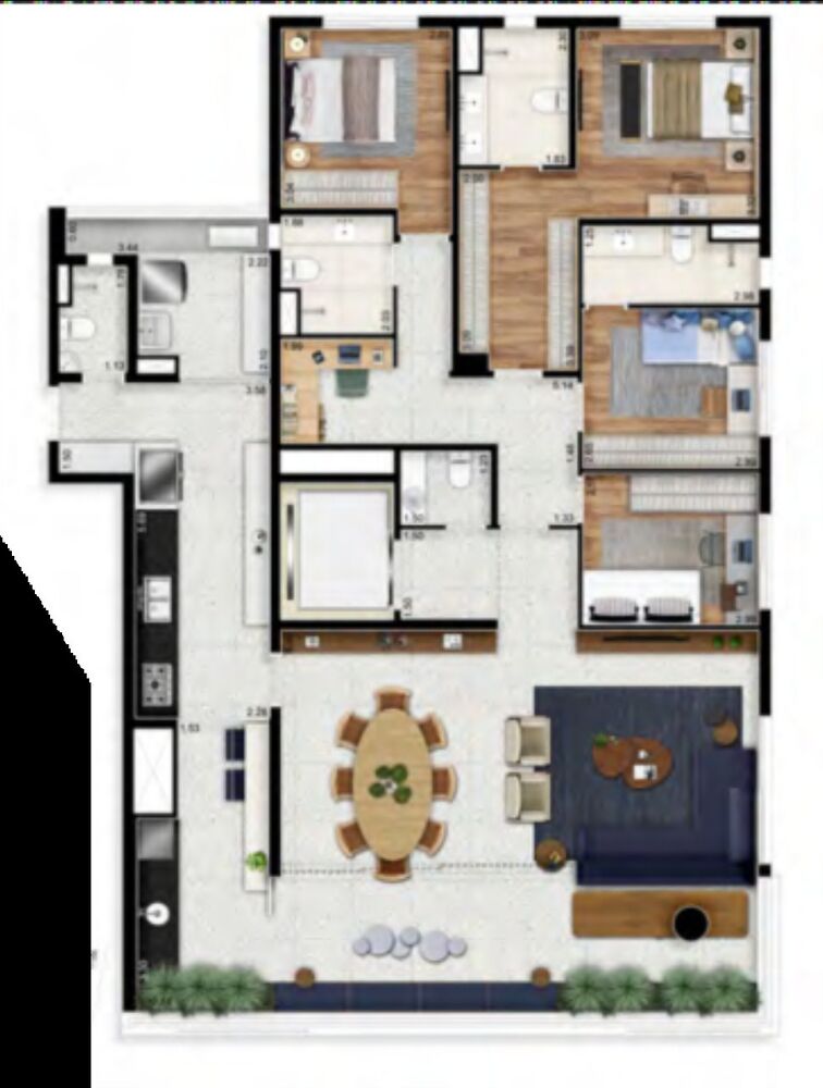 Apartamento, 3 quartos, 270 m² - Foto 5