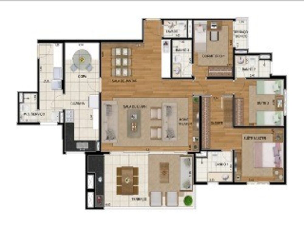 Apartamento, 3 quartos, 126 m² - Foto 6