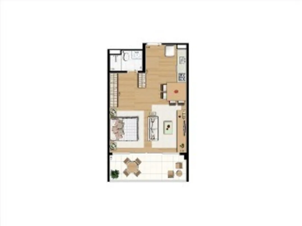 Apartamento, 1 quarto, 53 m² - Foto 6