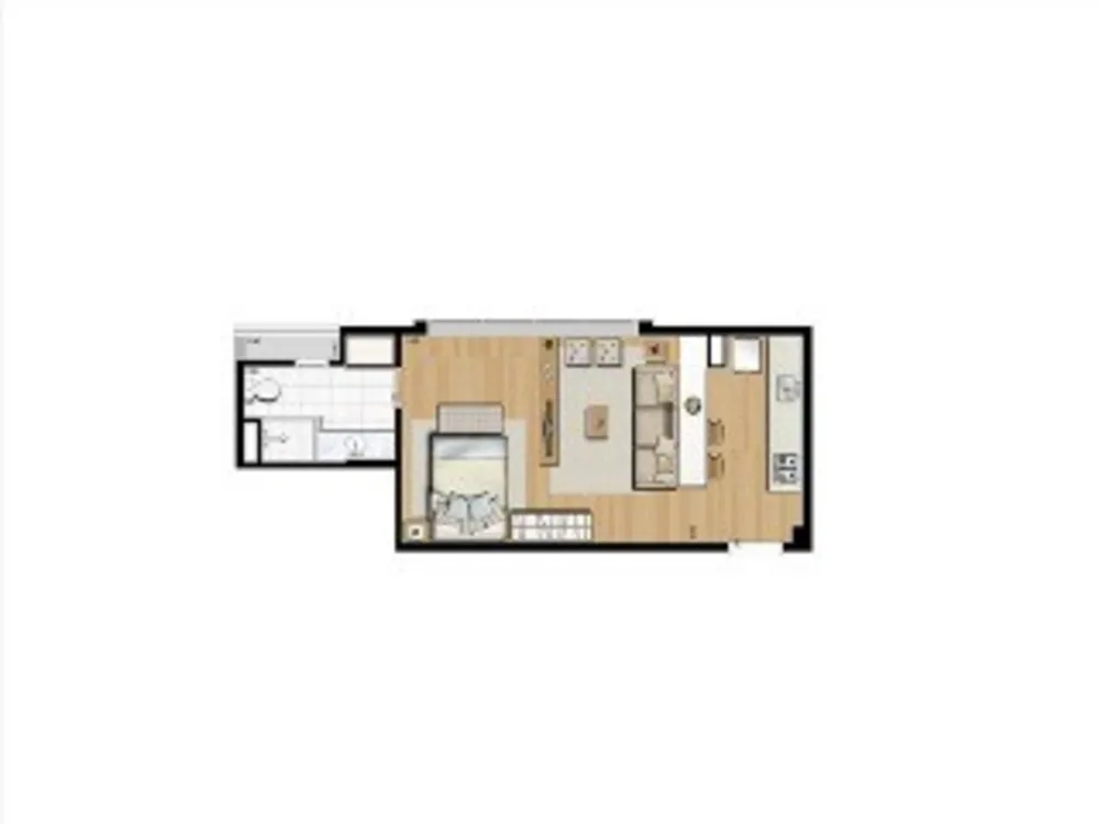 Apartamento, 1 quarto, 53 m² - Foto 5
