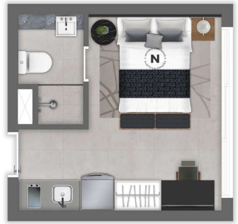 Apartamento, 1 quarto, 62 m² - Foto 5