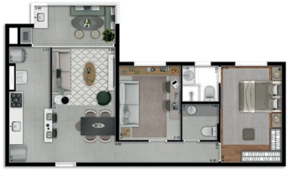 Apartamento, 3 quartos, 86 m² - Foto 11