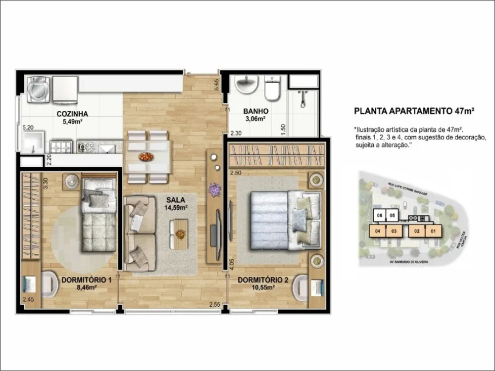 Apartamento, 1 quarto, 35 m² - Foto 11