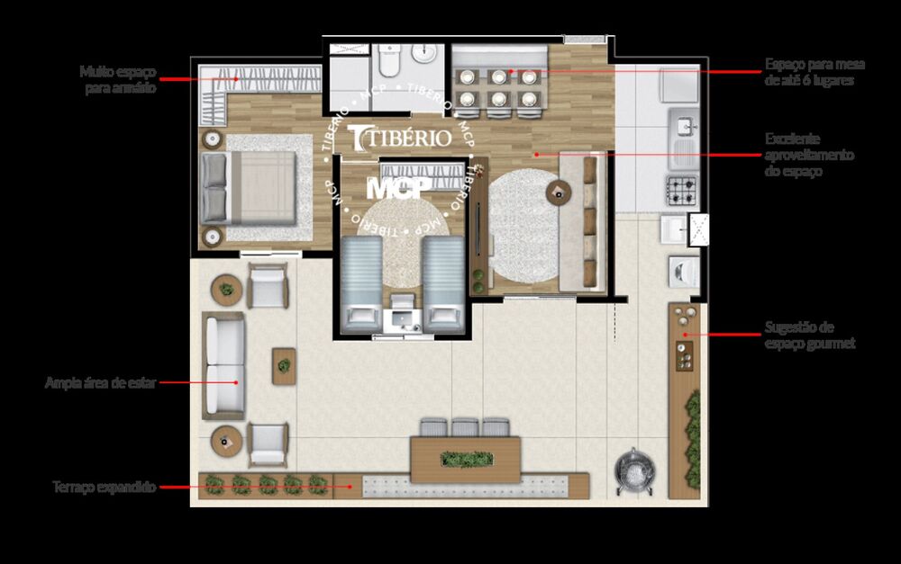 Apartamento, 2 quartos, 49 m² - Foto 4
