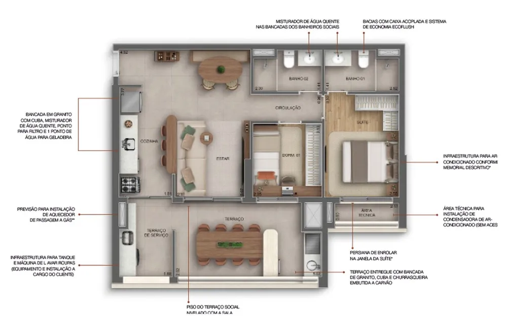 Apartamento, 3 quartos, 95 m² - Foto 9