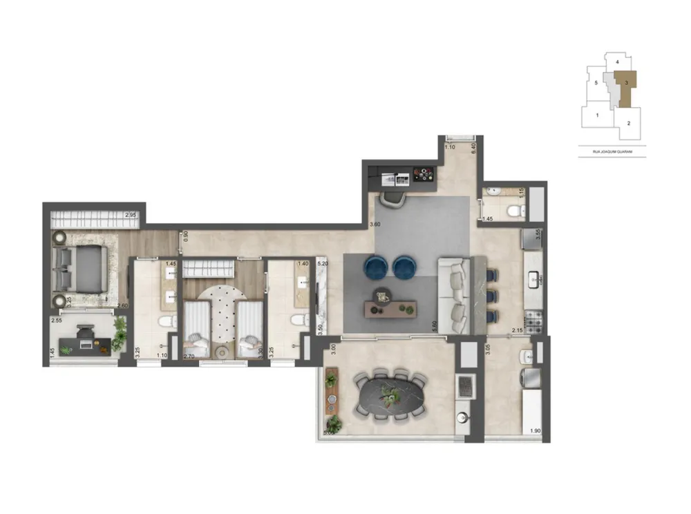 Apartamento, 3 quartos, 136 m² - Foto 11