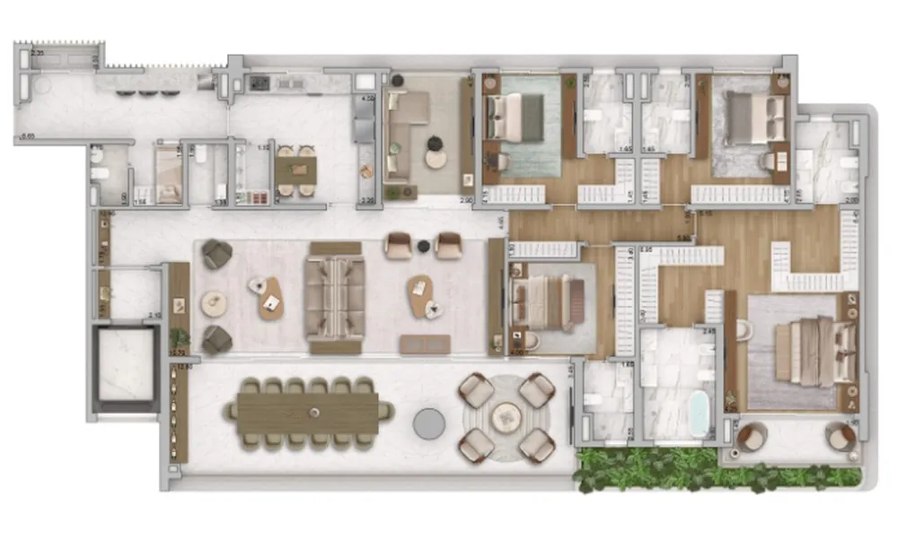 Apartamento, 4 quartos, 321 m² - Foto 12