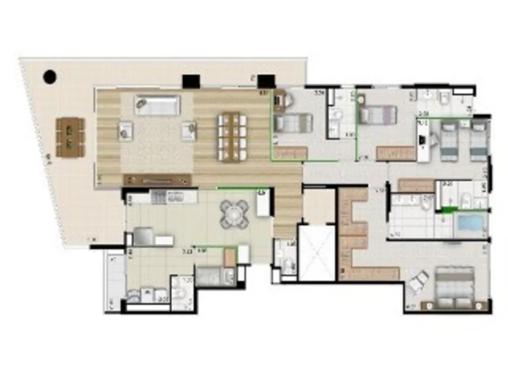 Apartamento, 3 quartos, 219 m² - Foto 8
