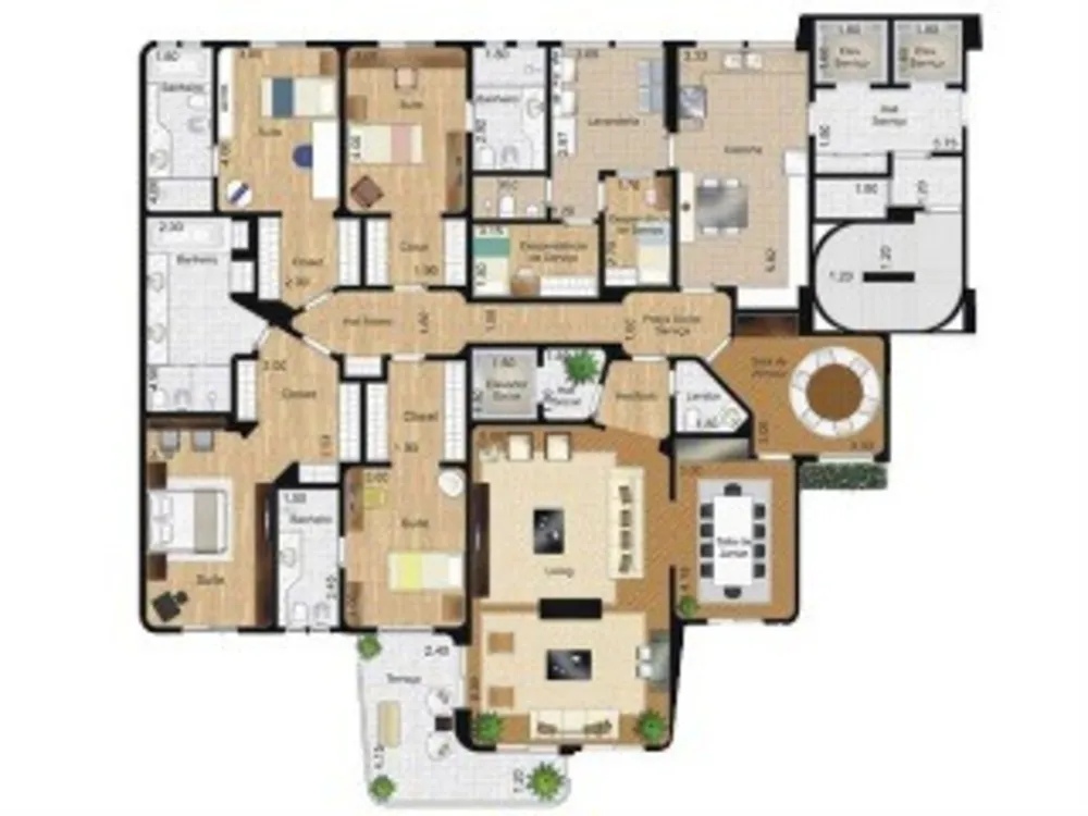 Apartamento, 4 quartos, 305 m² - Foto 6