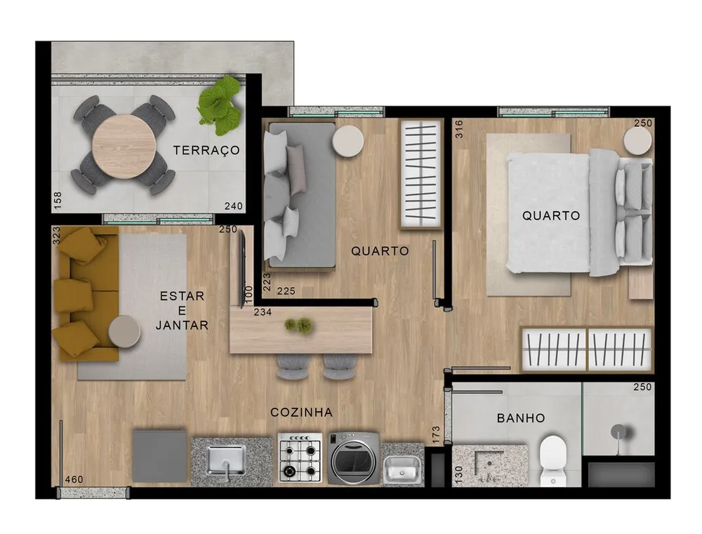 Apartamento, 1 quarto, 24 m² - Foto 11
