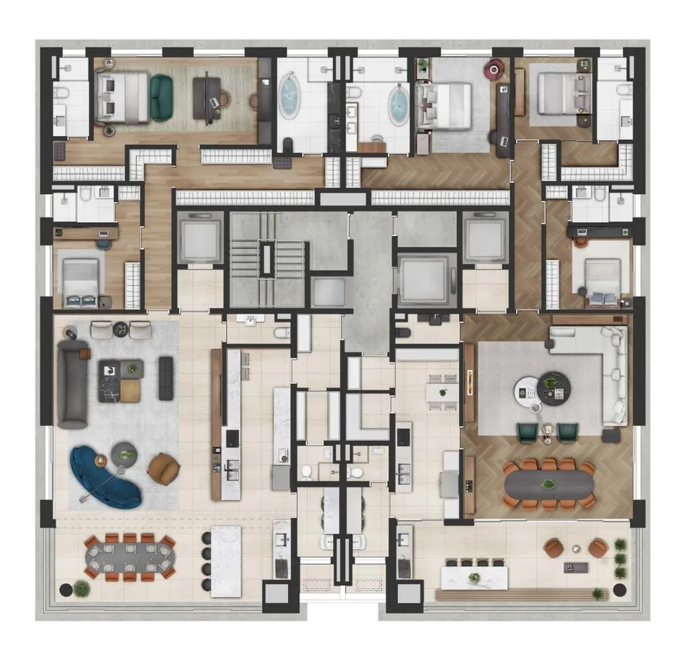 Apartamento, 3 quartos, 239 m² - Foto 9