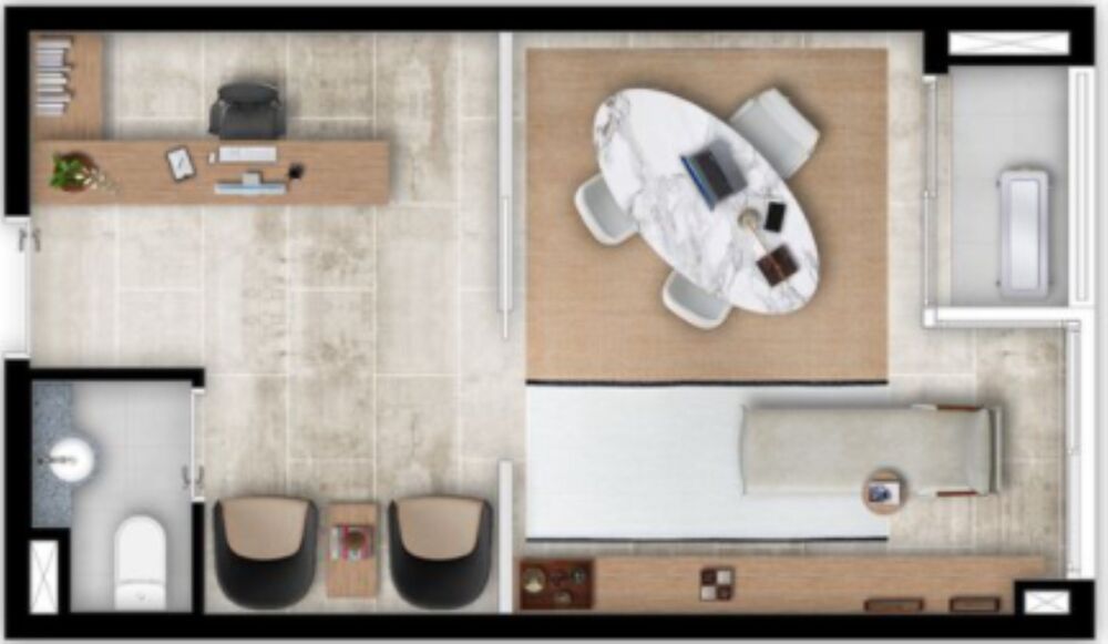 Sala-Conjunto, 48 m² - Foto 15