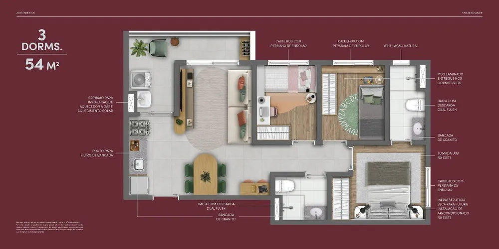 Apartamento, 2 quartos, 36 m² - Foto 1