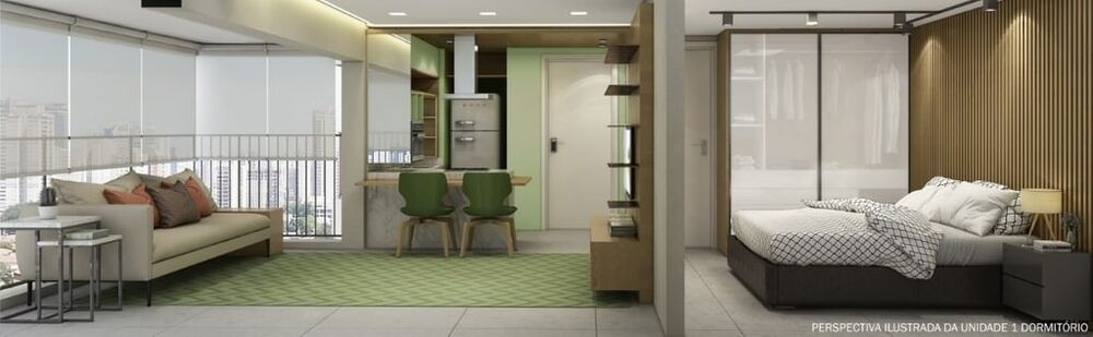 Apartamento à venda com 1 quarto, 63m² - Foto 4