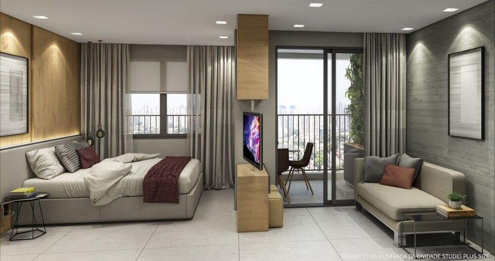 Apartamento à venda com 1 quarto, 63m² - Foto 3