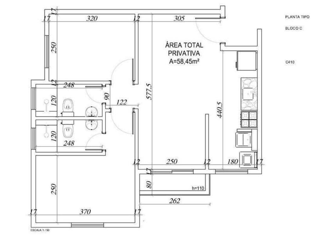 Apartamento, 1 quarto, 58 m² - Foto 6