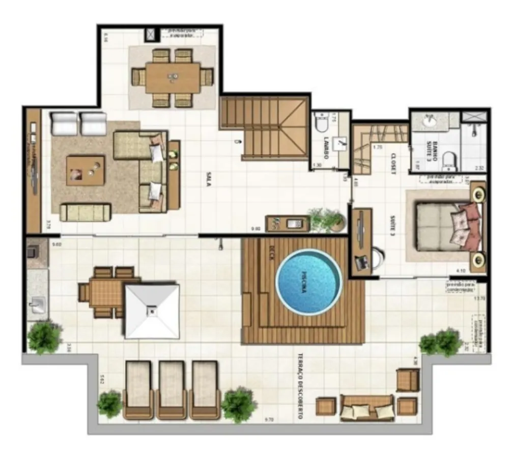 Apartamento, 3 quartos, 289 m² - Foto 3