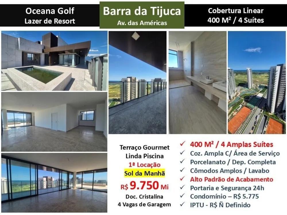 Cobertura, 4 quartos, 400 m² - Foto 2