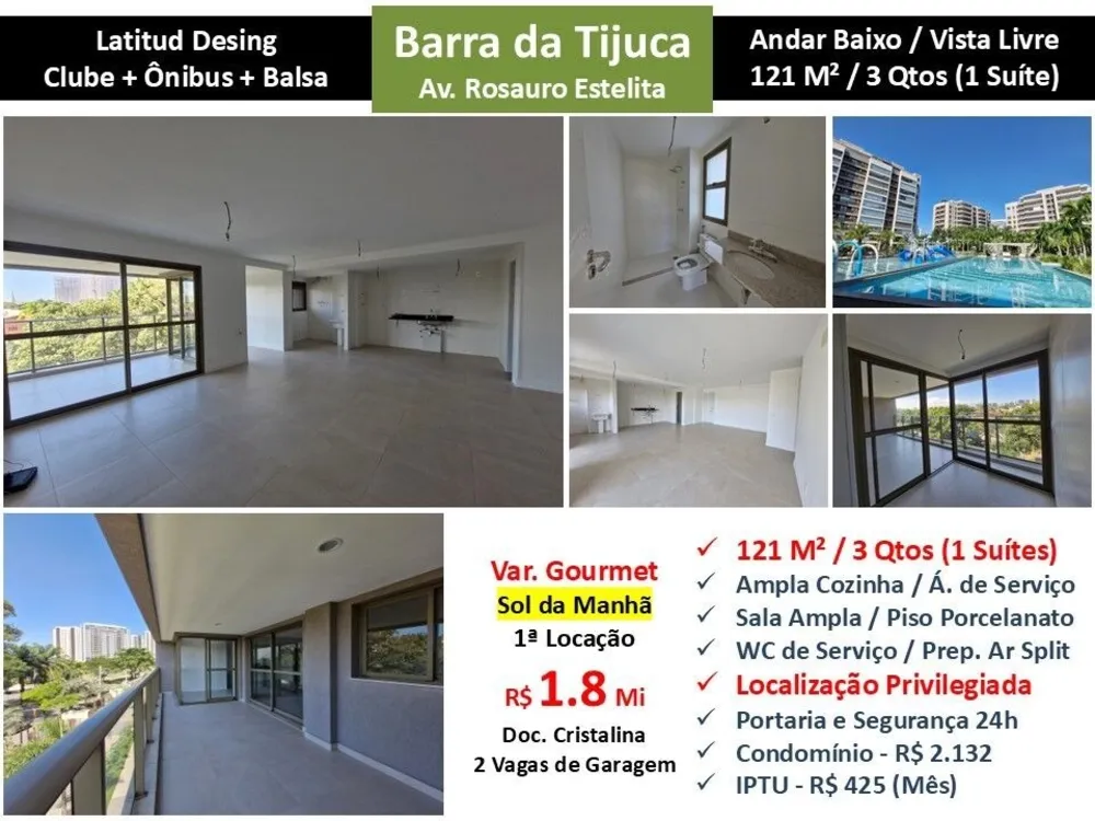 Apartamento, 3 quartos, 121 m² - Foto 3