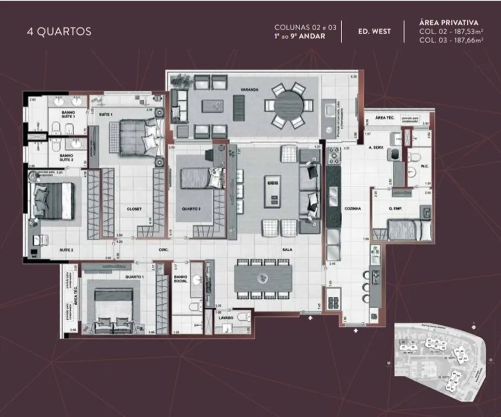 Apartamento, 3 quartos, 187 m² - Foto 13
