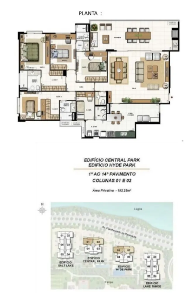 Apartamento, 3 quartos, 192 m² - Foto 2