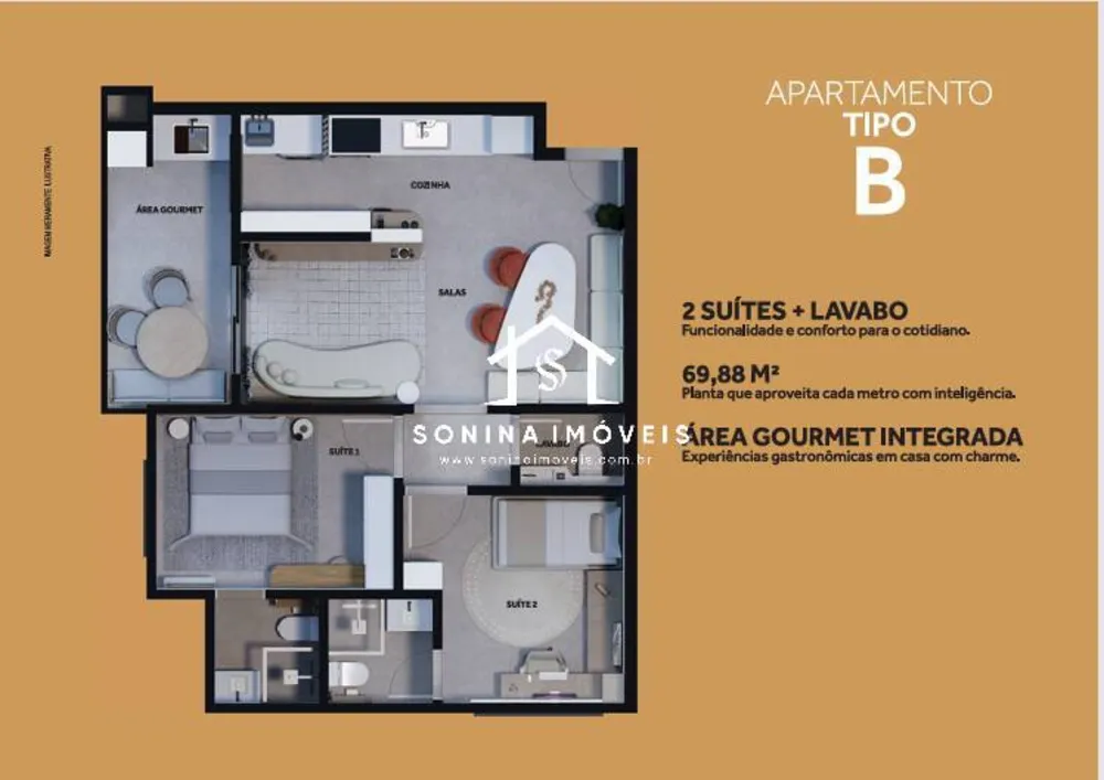 Apartamento, 1 quarto, 47 m² - Foto 6